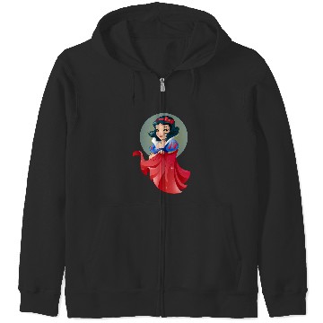 Discover Disney Snow White Stylized Zip Hoodies