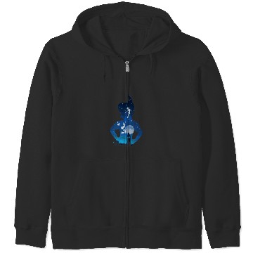 Discover Disney Peter Pan Midnight London Flight Silhouet Zip Hoodies