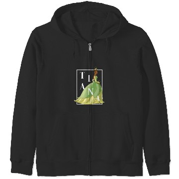 Discover Disney Princess Tiana Character Box Zip Hoodies