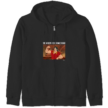 Discover Disney Princess - Gaston When I Fix Something Zip Hoodies
