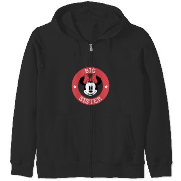 Discover Disney - Minnie Big Sister Zip Hoodies
