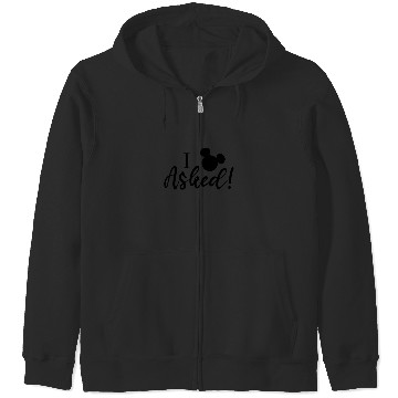 Discover Disney Mickey Friends Wedding Mickey I Asked Zip Hoodies