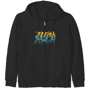 Discover Disneyss Pixars Luca Swimming Logo Zip Hoodies