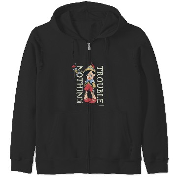 Discover Disneyss Pinocchio Nothin But Trouble Since 1940 Zip Hoodies