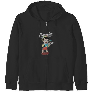 Discover Disneyss Pinocchio And Jiminy Cricket Zip Hoodies