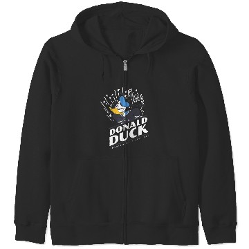 Discover Disney Donald Duck 90th Anniversary Frustrated Since 1934 Zip Hoodies