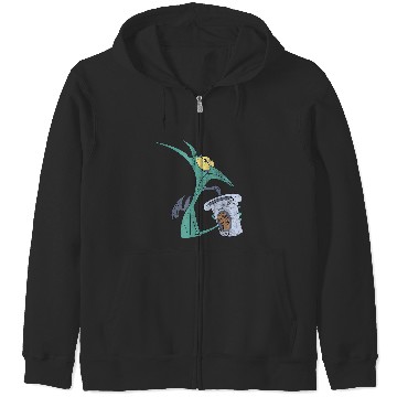 Discover Disney Hercules I Am Panic Distressed Big Chest Portrait Zip Hoodies