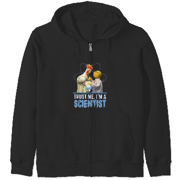 Discover Disney The Muppets Trust Me I'm A Scientist Bunsen Beaker Zip Hoodies