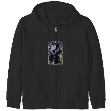 Discover Disney Sleeping Beauty Maleficent Old School Pos Zip Hoodies