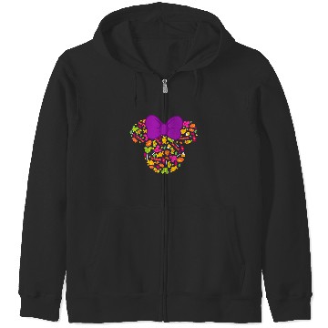 Discover Disney Minnie Mouse Icon Candy Halloween Premium T-Shirt Zip Hoodies