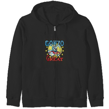 Discover Disney The Muppets Gonzo The Great Distressed Ch Zip Hoodies