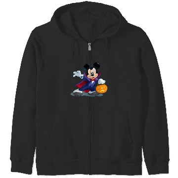 Discover Disney Halloween Mickey Mouse Vampire Zip Hoodies