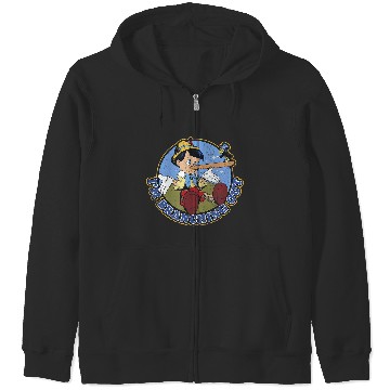 Discover Disneyss Pinocchio Jiminy Cricket Branching Out Zip Hoodies