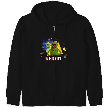 Discover Disney Muppets K the frog 90s Muppet Matching Zip Hoodies