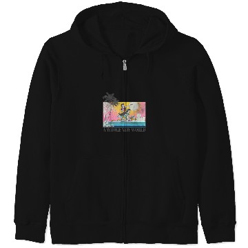 Discover Disney Aladdin and Jasmine A Whole New World Fly Zip Hoodies