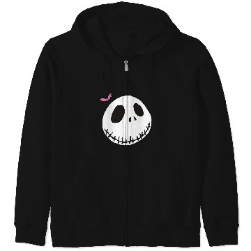 Discover Disney The Nightmare Before Christmas Jack and Bat Zip Hoodies