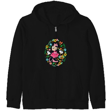 Discover Disney Minnie Mouse Springtime Easter Egg Hunt Zip Hoodies