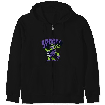 Discover Disney Daisy Duck Halloween Spider Web Costume Spooky Cute Zip Hoodies