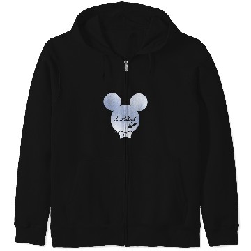 Discover Disney I Asked Proposal Engagement Ring Bow Tie Zip Hoodies