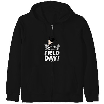 Discover Disney - Mickey Just Here For Field Day Zip Hoodies