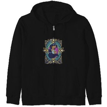 Discover Disney Aladdin 30th Anniversary Jasmine Portrait Zip Hoodies