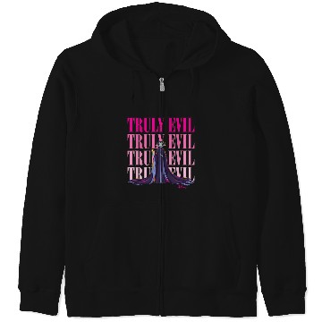 Discover Disney Villains - Maleficent Truly Evil Stacked Zip Hoodies
