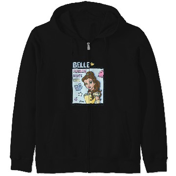 Discover Disney Princess - Belle Fearless Brave Kind Zip Hoodies