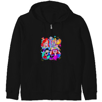 Discover Disney A Goofy Movie Bubble Gum Retro Nineties Zip Hoodies
