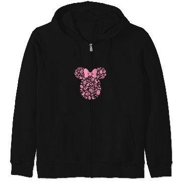 Discover Disney Minnie Mouse Pink Easter Zip Hoodies