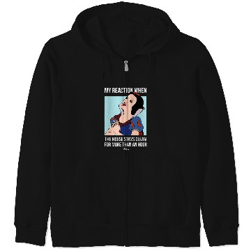 Discover Disney Princess - Snow White House Stays Clean Meme Zip Hoodies