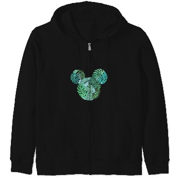 Discover Disney Mickey Classic Mickey Tropical Face Fill V2 Zip Hoodies