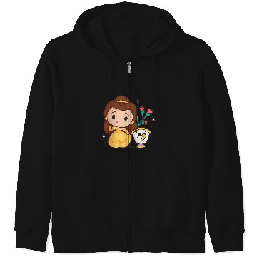 Discover Disney Princess - Belle and Chip Teacup Zip Hoodies