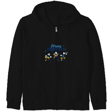 Discover Disney - Mickey Happy Hanukkah 1 Zip Hoodies