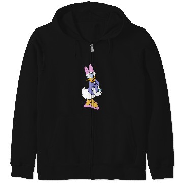 Discover Disney Daisy Duck Traditional Pose Zip Hoodies
