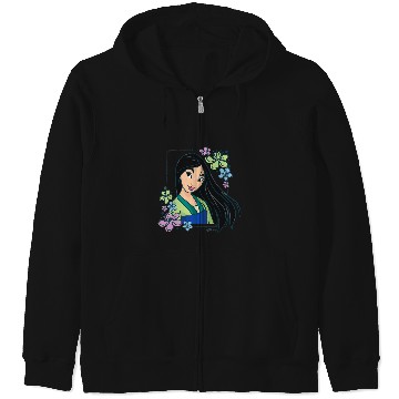 Discover Disney Princess - Mulan Flowers Zip Hoodies