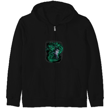 Discover Disney Sleeping Beauty Maleficent Dark Magic Gra Zip Hoodies