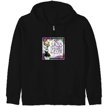 Discover Disney Peter Pan Tinkerbell Sass, Smart & Cute Tropical Zip Hoodies