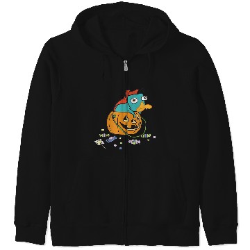 Discover Disneyss Phineas And Ferb Halloween Vampire Perry The Platypus Zip Hoodies