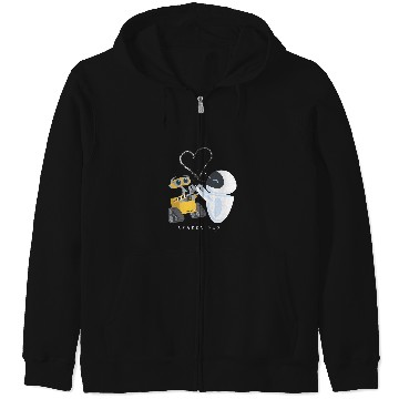 Discover Disney Pixar Wall-E Eve Heart Sparks Fly Hoodie Zip Hoodies