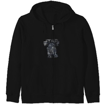 Discover Star Wars R2D2  Distressed C2 Disney Zip Hoodies