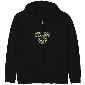 Discover Disney Mickey Mouse Icon Hanukkah Chanukah Dreid Zip Hoodies