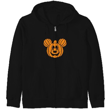 Discover Disney Mickey Mouse Pumpkin Halloween Zip Hoodies