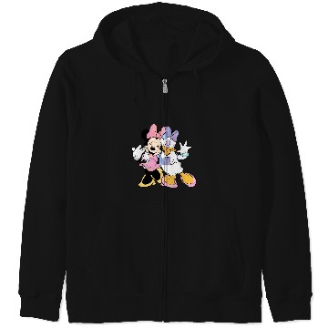 Discover Disney Minnie Mouse And Daisy Duck Best Friends Zip Hoodies