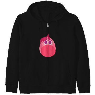 Discover Disneyss Pixars Inside Out 2 Embarrassment Big Head Logo Zip Hoodies