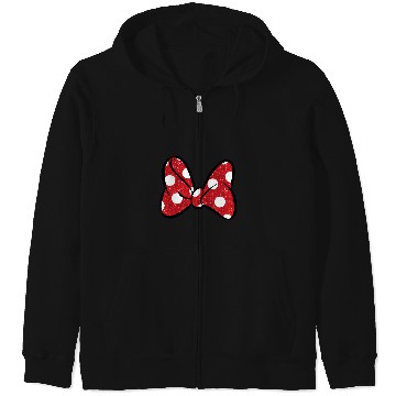 Discover Disney Minnie Mouse Big Bow Zip Hoodies