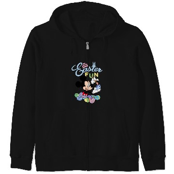 Discover Disney Mickey Mouse Easter Fun Painting Eggs Zip Hoodies