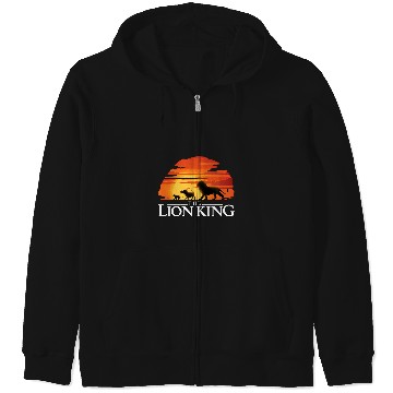 Discover Disney Lion King Sunset Zip Hoodies