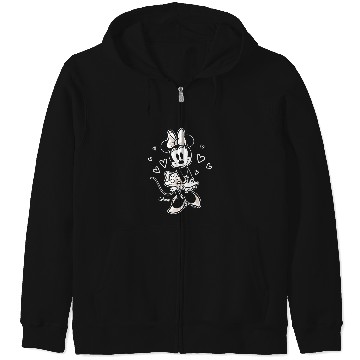 Discover Disney - Minnie Hearts Zip Hoodies