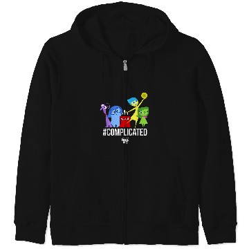 Discover Disney Inside Out Complicated Emotions Zip Hoodies
