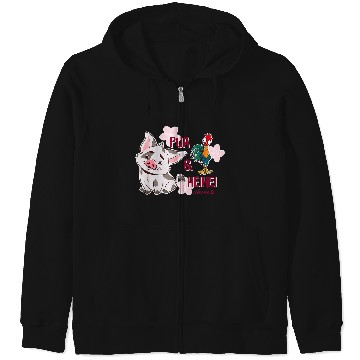 Discover Disneyss Moana 2 Pua Hei Hei Tropical Duo Zip Hoodies